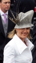 Countess of Wessex, April 9, 2005 in Philip Treacy | Royal Hats