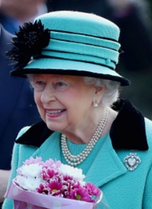Queen Elizabeth, Feb 5, 2017 in Rachel Trevor Morgan | Royal Hats