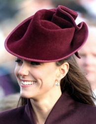 Duchess of Cambridge, Dec 25, 2011 in Jane Corbett | Royal Hats